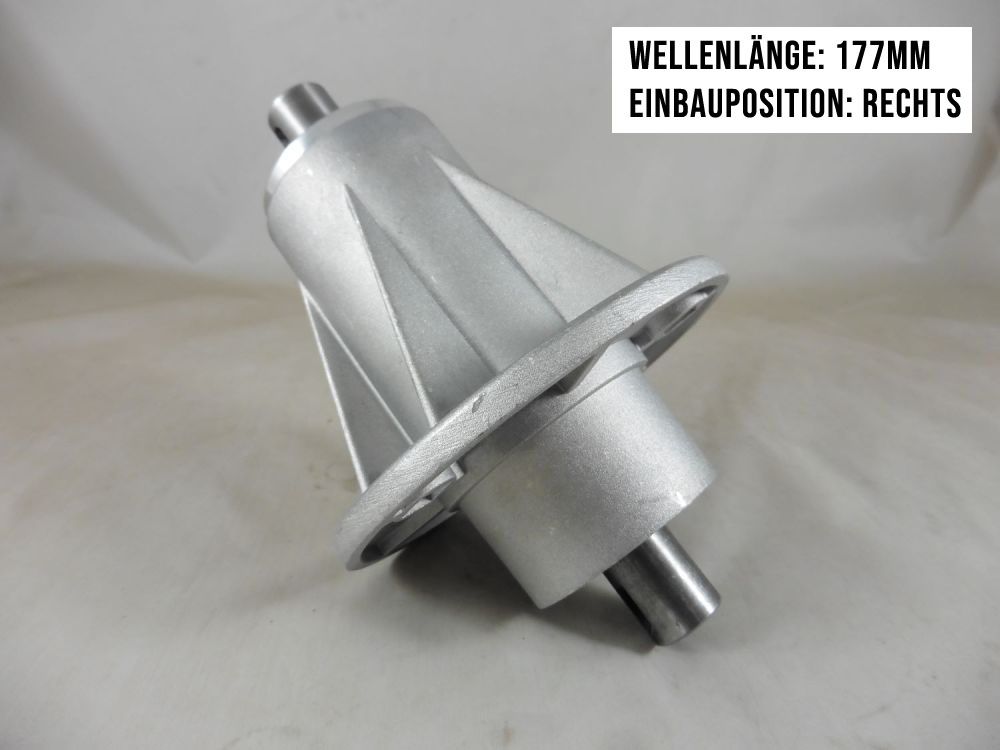 Messerspindel für STIGA Mähwerk rechts 90cm 92cm Estate Castel Garden BT CG XJ